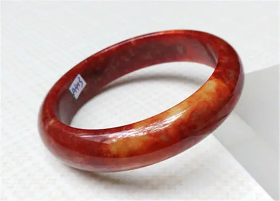 

NEW FASHION BEAUTIFUL 100% NATURAL RED JADEITE BRACELET 57.2MM a 5.19