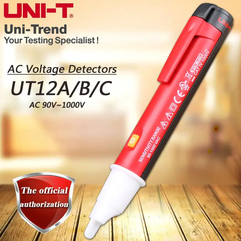 Buy UNI T UT12A UT12B UT12C AC Voltage Detector / Beep Tip / Flash Tip / Auto