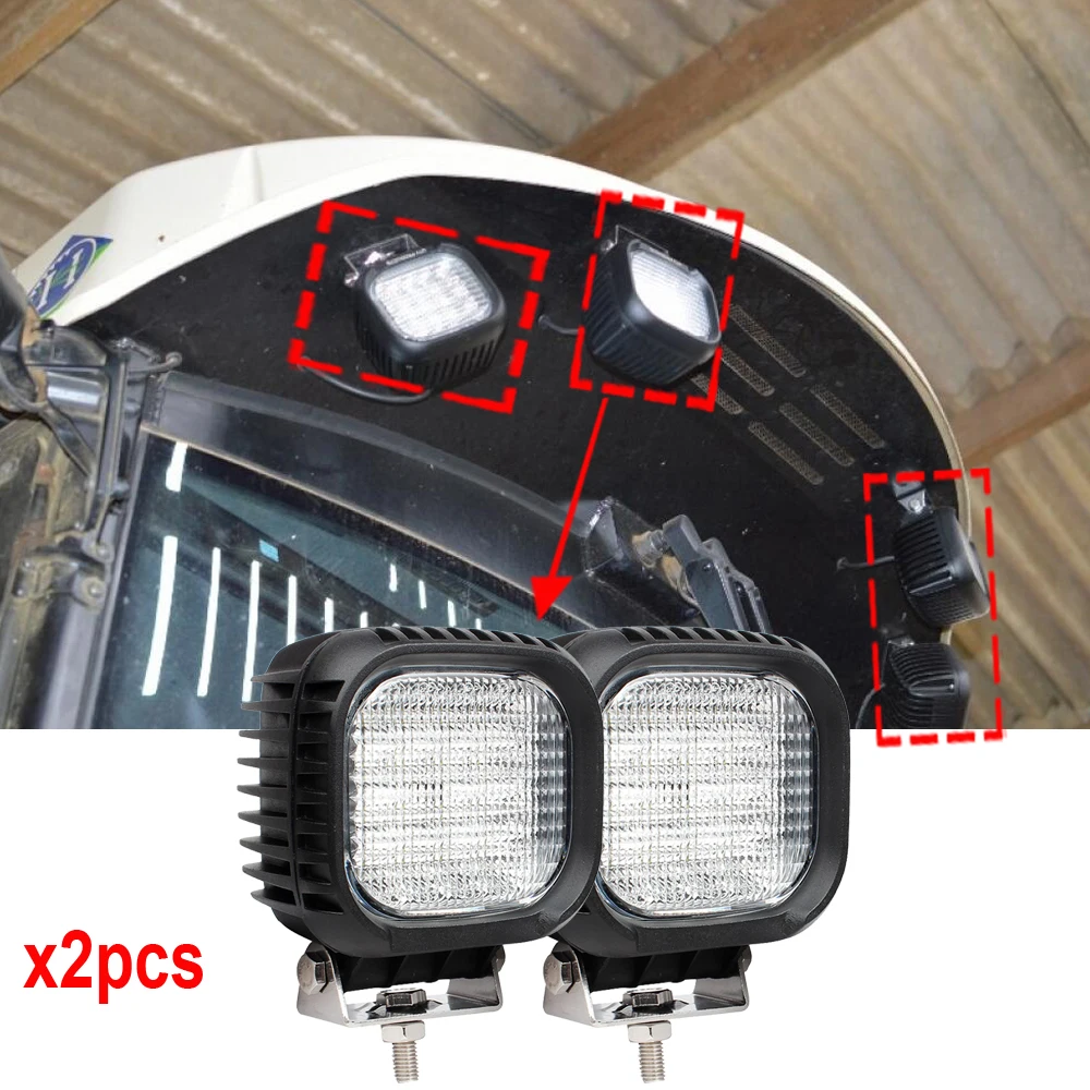 5 дюймов 48 Вт 12 В 24 В светодиодный свет работы Spot/потока светодиодный Offroad свет лампы Worklight для off road ATV автомобиля мотоцикла Грузовик x2pcs/много