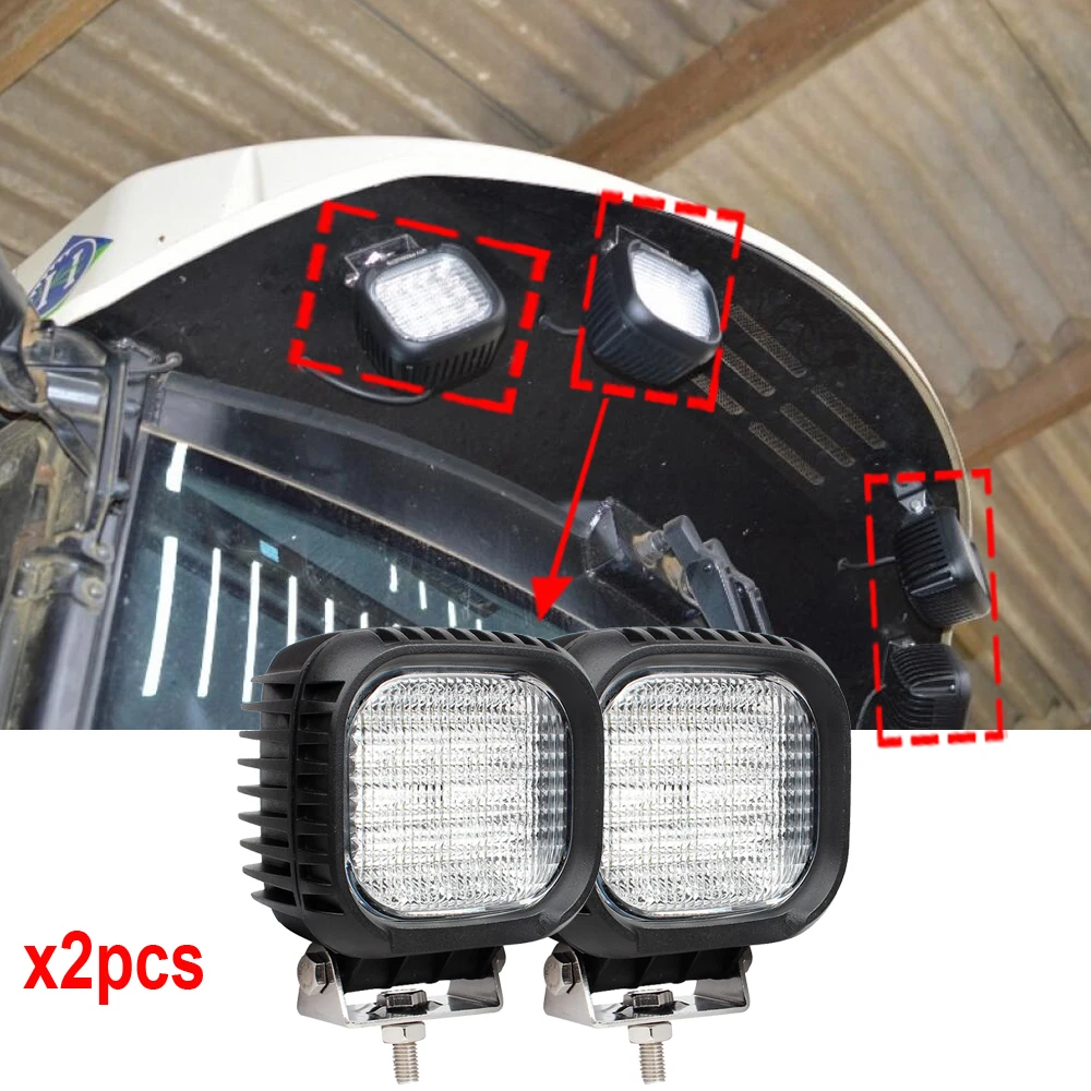 

5 Inch 48W 12V 24V LED Work Light Spot/Flood LED Offroad Light Lamp Worklight for Off road ATV Motorcycle Car Truck x2pcs/lots