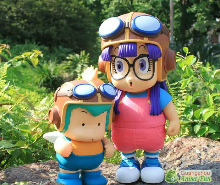 2 шт./компл. Dr. Slump игрушка из аниме Arale с летающим capanime ПВХ Куклы 40 см высота прекрасная форма - Цвет: B stylse