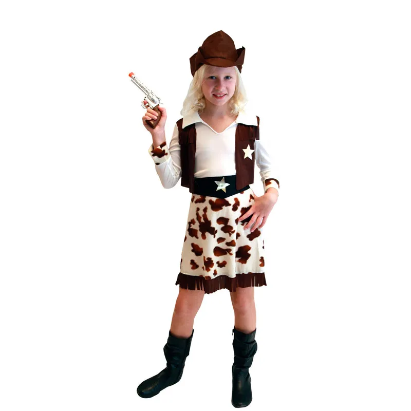 Halloween partyKids costumes west cowboy cosplay costumes for girl costume child clothing for