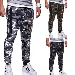 ZOGAA мужские камуфляжные тактические карго Мужские штаны для бега Boost военные повседневные хлопковые брюки хип хоп ленты мужские армейские