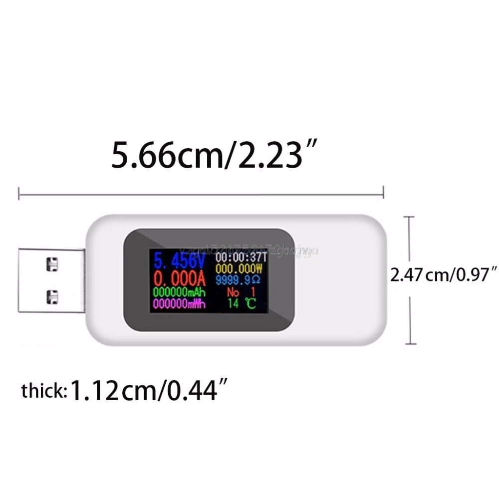 USB OLED измеритель напряжения тока измеритель мощности измерения тока бытовой тестер er точный прибор My02 19 Прямая поставка