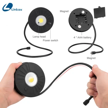 

Linkax COB LED Flexible Magnetized Light Head Telescopic Pick Up Tool Flashlight Magnetic