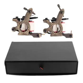 

Tattoo Machine 2pcs Brass Coils Tattoo Machine Cutting Shader Liner Machine Tattoo Coil Machine Set Permanent Makeup tool