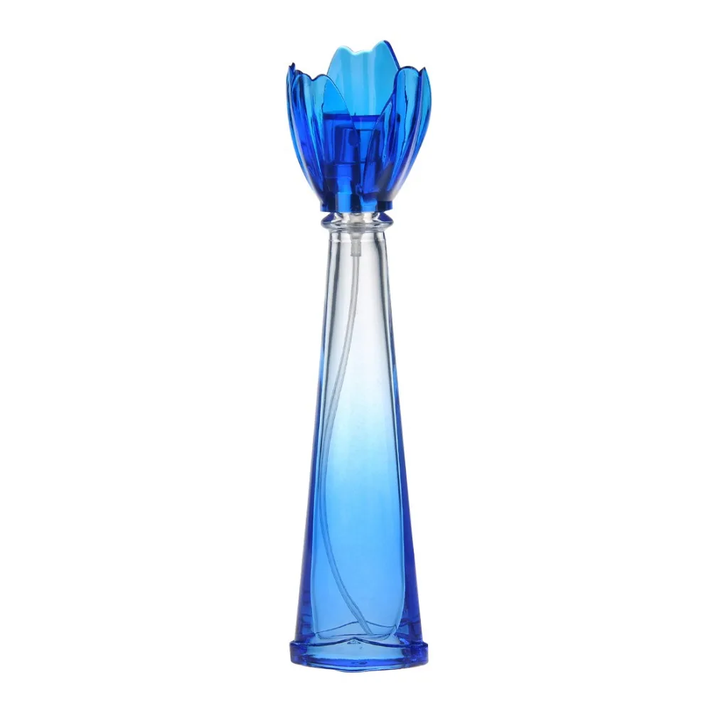 free shipping 16ml blue color petal design gift sample perfume