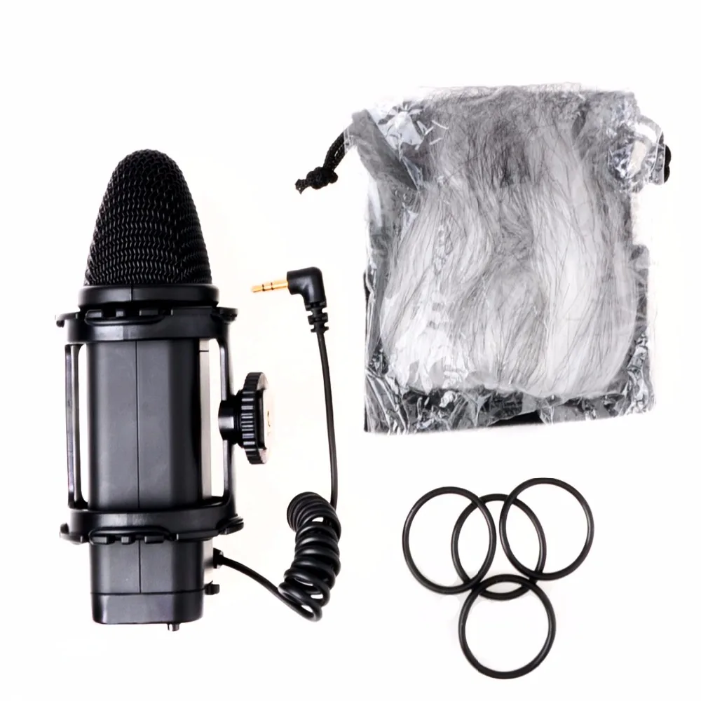

BOYA BY-V02 Stereo X/Y Mini Camera Condenser Microphone for Canon for Nikon DSLRS Camcorder Video Camera