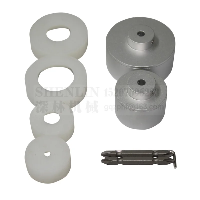 

Capping machine chuck cap mold capping head for hand held capping machine sliver capping head 10-50mm silicone soft ink chuck