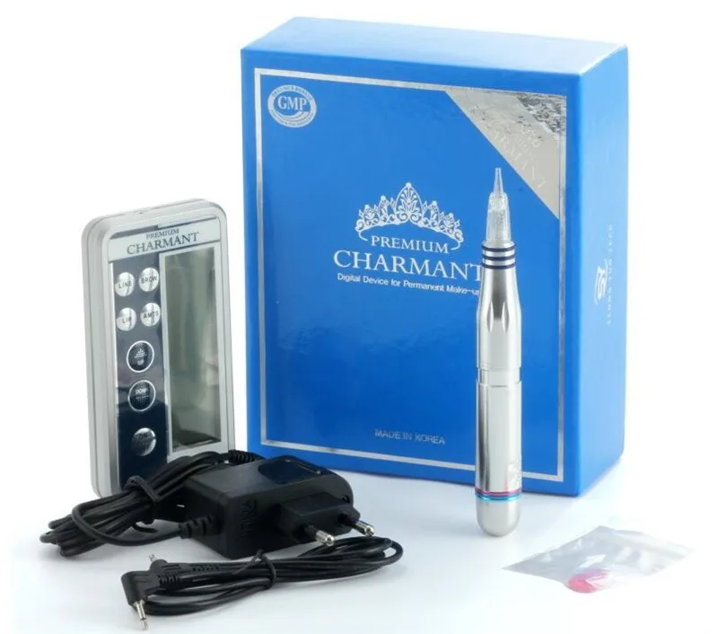 

New arrival electric permanent makeup kit professional digital tattoo machine LED Panel power supply for eyebrow lips