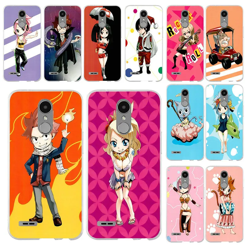 

Anime Manga Fairy Tail For LG K4 K7 K8 K10 2017 G2 G3 Mini G4 G5 G6 Stylus Nexus 5 5X V10 V20 V30 Shell Soft Phone Case