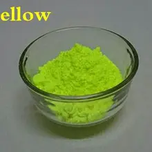 100 г/лот лимонно-желтый флуоресцентный порошок, фосфорный пигментный порошок рукоделие декоративный материал, не светится в темноте порошок