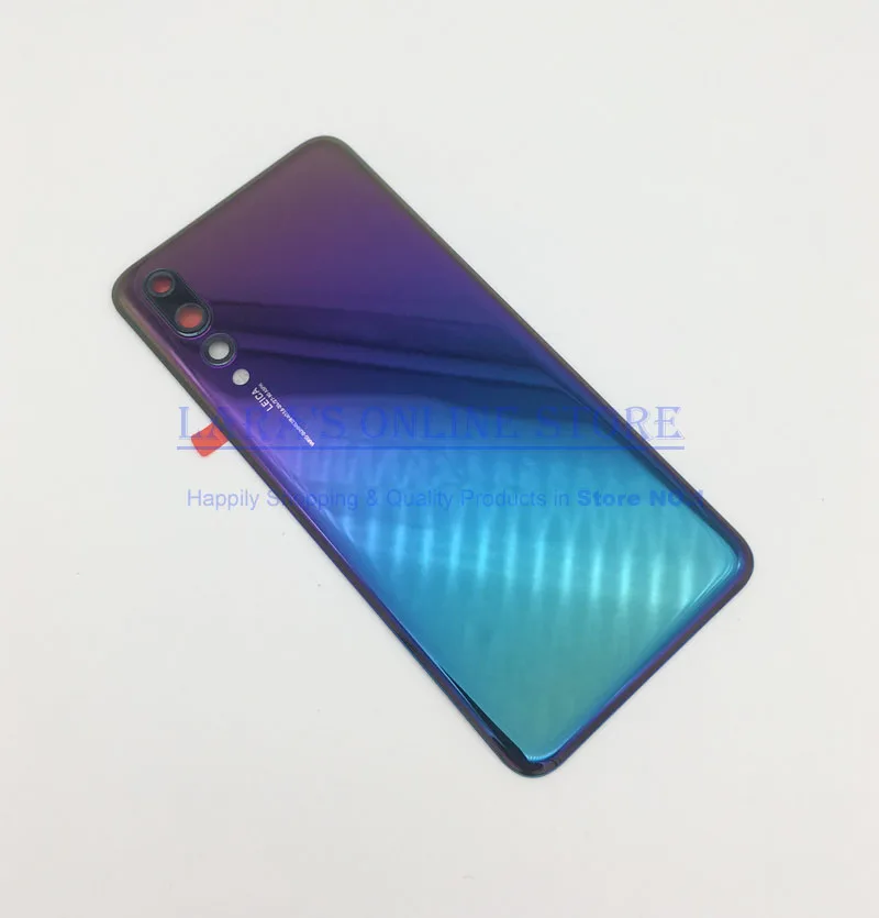 p20 pro Aurora Blue Для huawei p20 P20 Pro Задняя крышка батареи корпус стекло P20 lite заднее стекло батарея Дверь с объективом камеры Запчасти - Цвет: p20 pro Aurora Blue