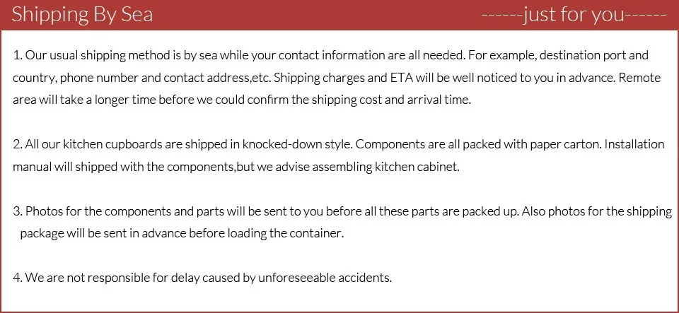 shipping by sea