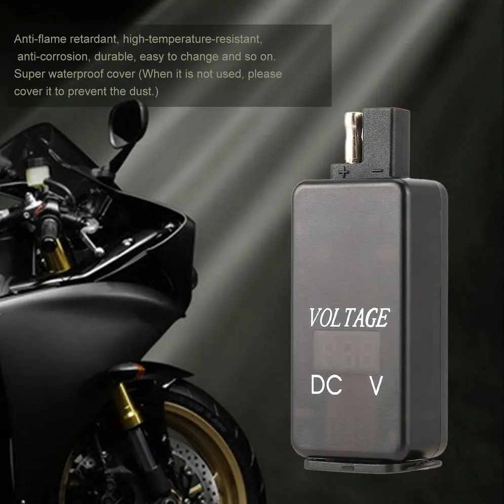 

Dual USB Port 4.2A Voltage Display Motorcycle Charger Power Adapter LED Voltmeter SAE Charging Adapter for Car Motor Universal