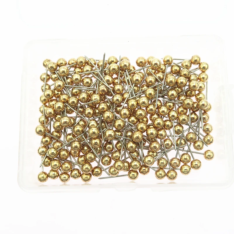 200pcs/box 4mm*15mm Pin Colorful Dressmaking Straight Pins 16 Colors