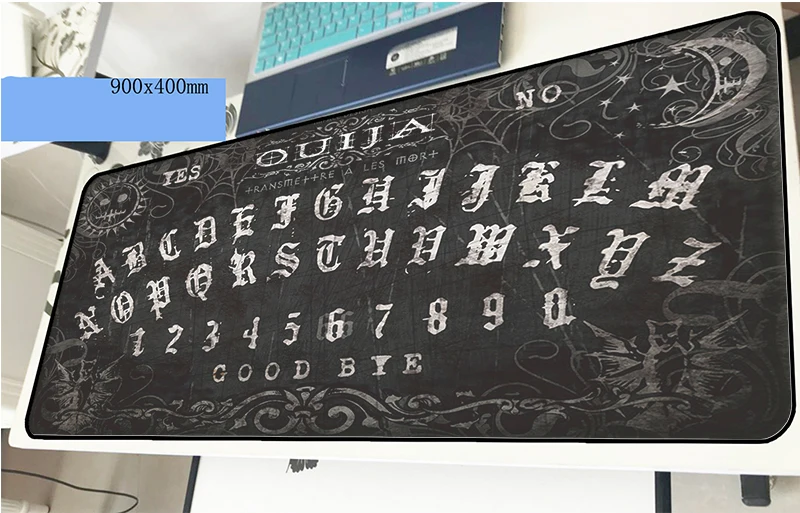 Ouija доска коврик для мыши 90x40 см толстый игровой коврик для мыши Коврик для геймера с обработанным краем игры компьютерный стол Клавиатура со встроенной мышью большие игровые коврики