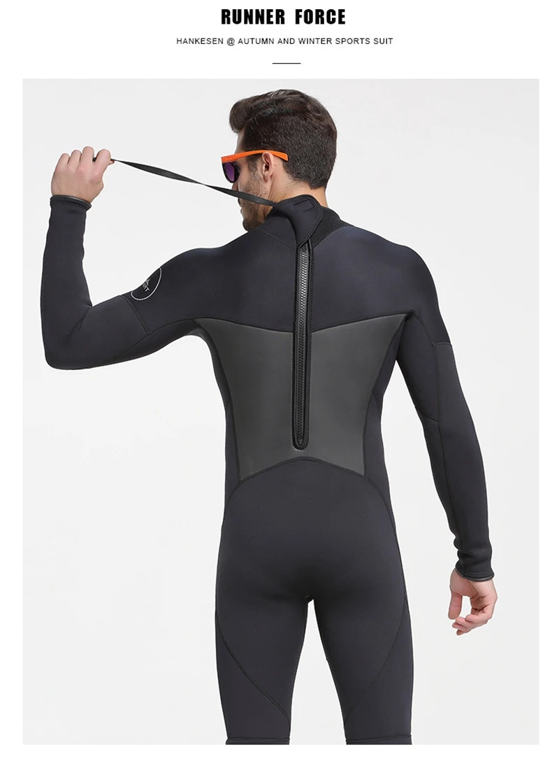 Sbart men 1.5mm neoprene wetsuit alta elasticidade