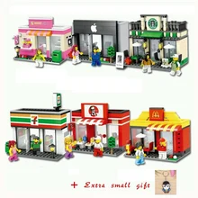 Mini City Street Blocks Building Street Blocks Sets Compatible With LegoING City Streets Scene Architecture Building Block Toys