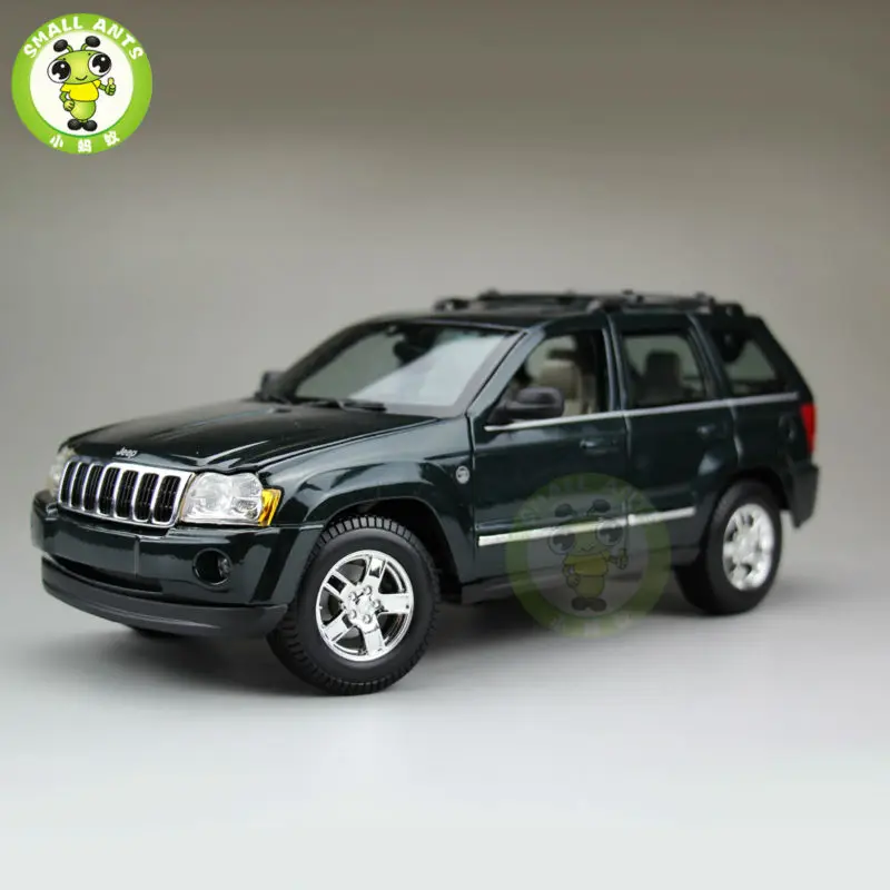 

1/18 2005 Jeep Grand Cherokee Diecast Metal Car Suv Model Maisto Dark Green