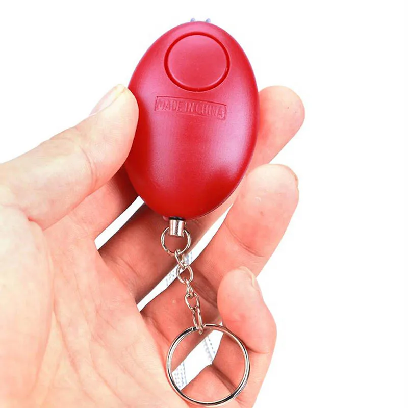 120dB Safe Sound Alarm Self-defense Keychain Emergency Attack Anti-rape Keyring IJS998