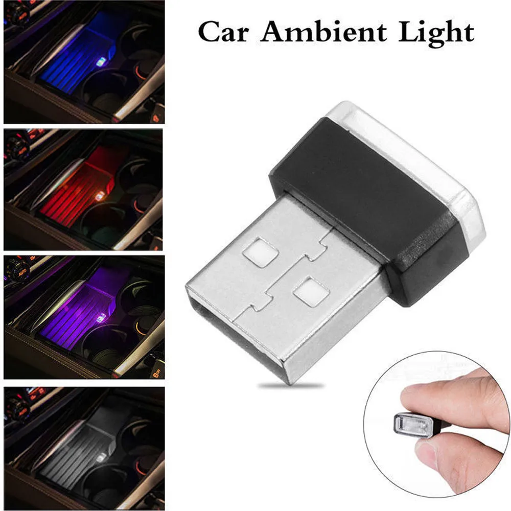 

Universal Signal Lamp 12V USB LED mini Wireless Car Interior Lighting Atmosphere Light Accessory Universal decor