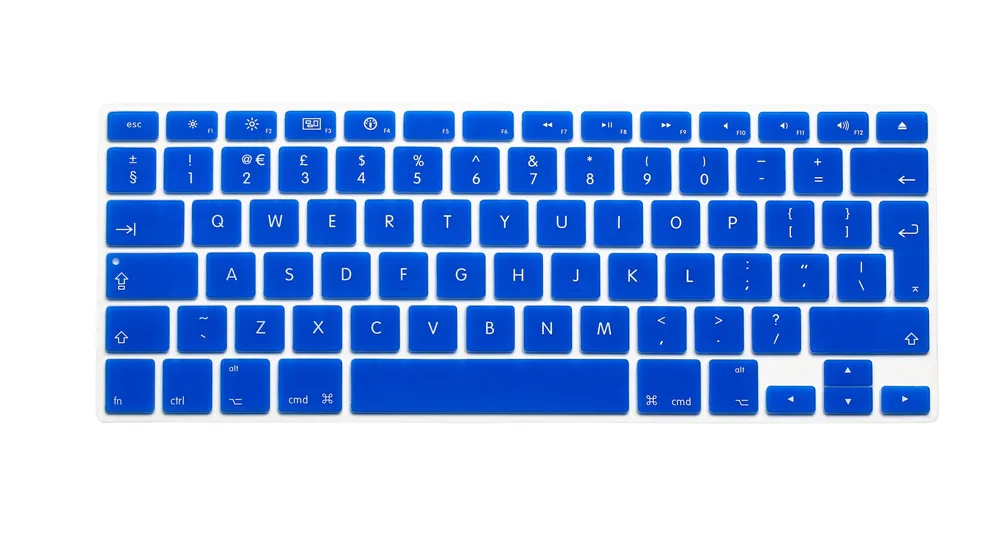 Раскладка английской клавиатуры в ЕС, силиконовый чехол для MacBook Pro 1" 15" 1"(с или с дисплеем retina) и MacBook Air 13"