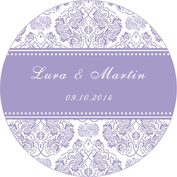 

Label Stickers Engagement Envelope Seals Paper Marks Party 235pcs Round Bride Wedding Decoration Packing Label Customize 3.8cm