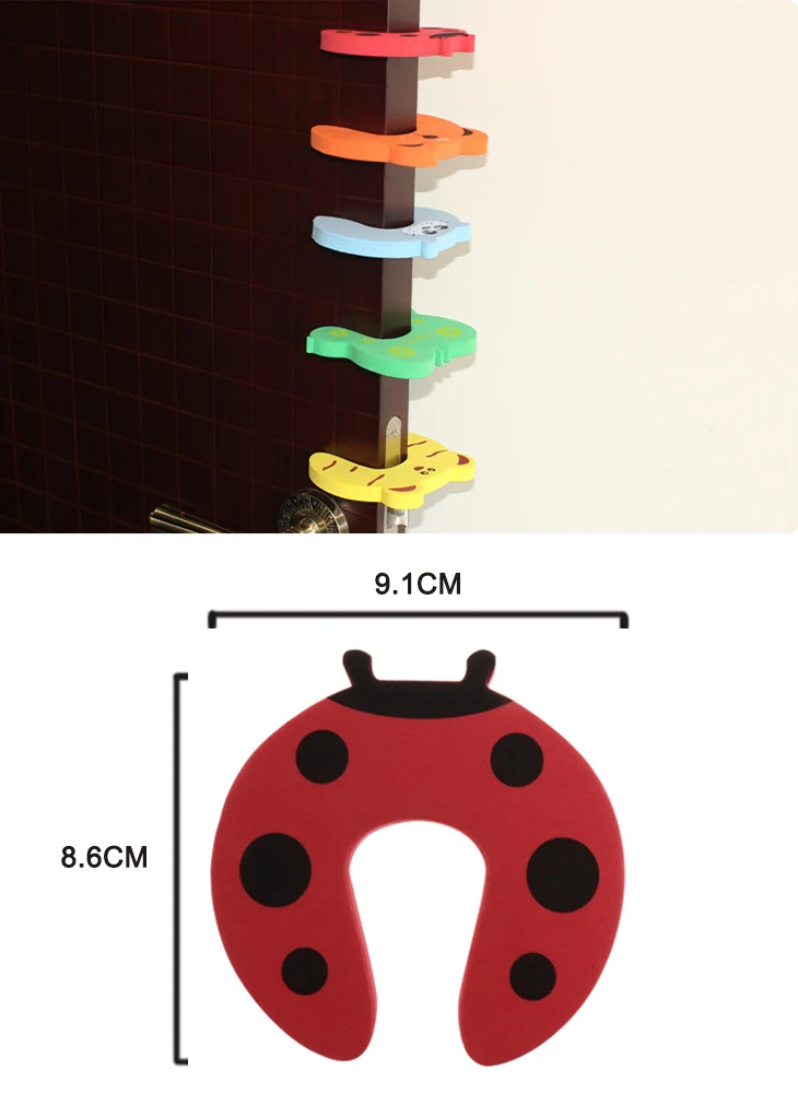 Шт. 5 шт. защиты ребенка Детская безопасность милые животные защитный дверной ограничитель замок карты новорожденных уход за ребенком