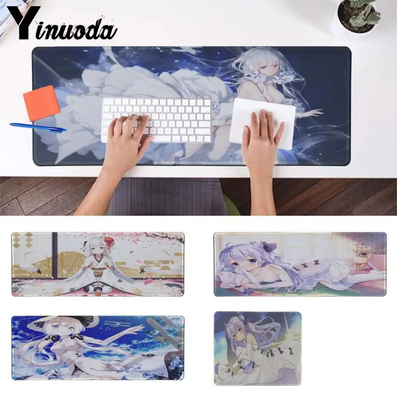 

Yinuoda Cool New Azur Lane Laptop Computer Mousepad Free Shipping Large Mouse Pad Keyboards Mat