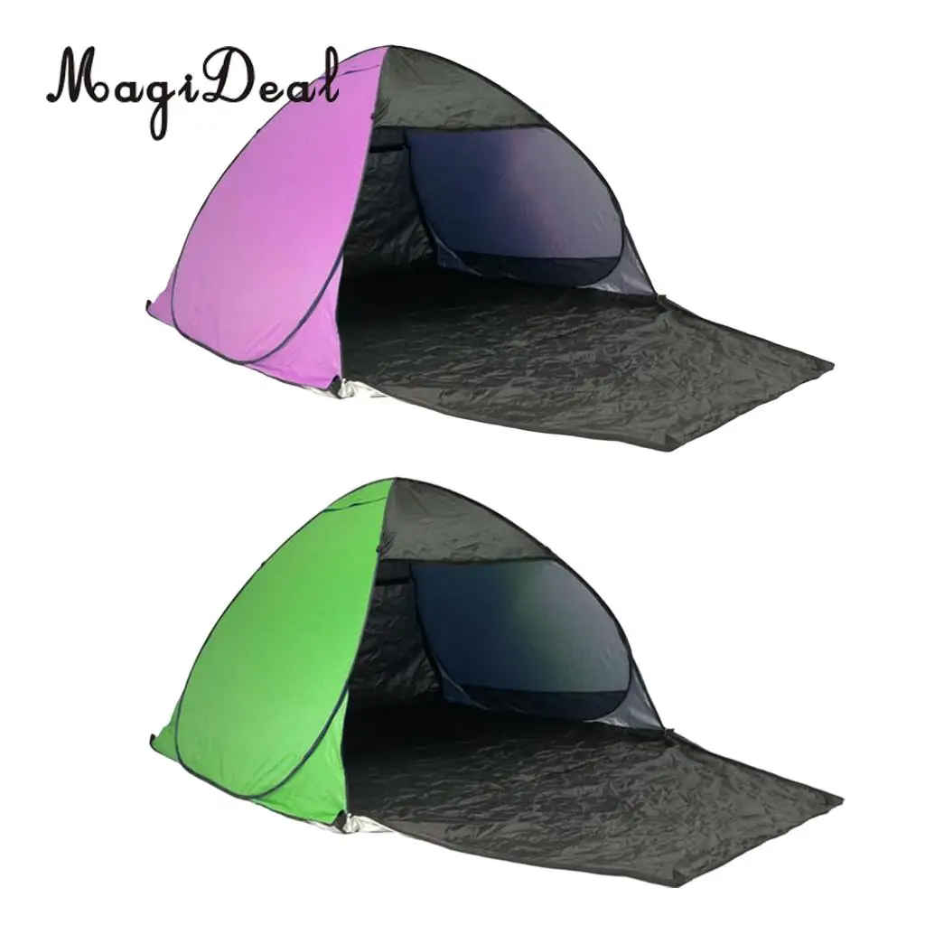 

Automatic Instant Setup Camping Tent Backpacking Beach Sun Shelter Rain Tarp Family Outdoors