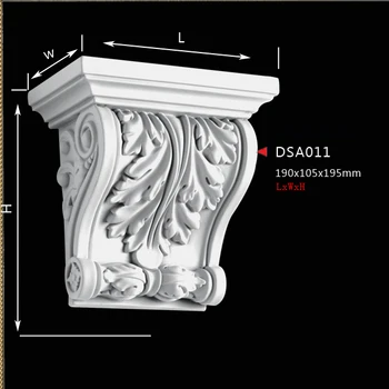 

PU polyurethane corbel fireplace part decoration entrance decor corridor portal decorating components