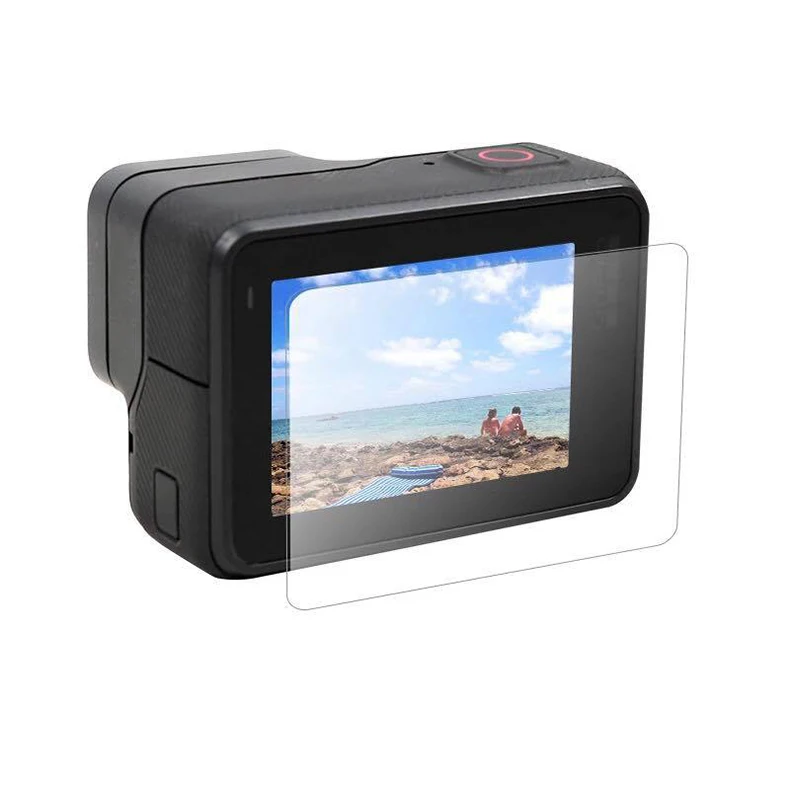 Аксессуары для экшн-камеры Gopro защита экрана прозрачная HD пленка из закаленного стекла корпус Защита объектива для GoPro 7 6 5 черный