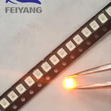 1000 шт./лот SMD СВЕТОДИОДНЫЙ 2835 желтый 0,2 W 2,0-2,6 V 580-590NM PLCC-2 SMD/SMT 2V 3,5*2,8*0,8 мм 60Ma 3528 2835 Светодиодный