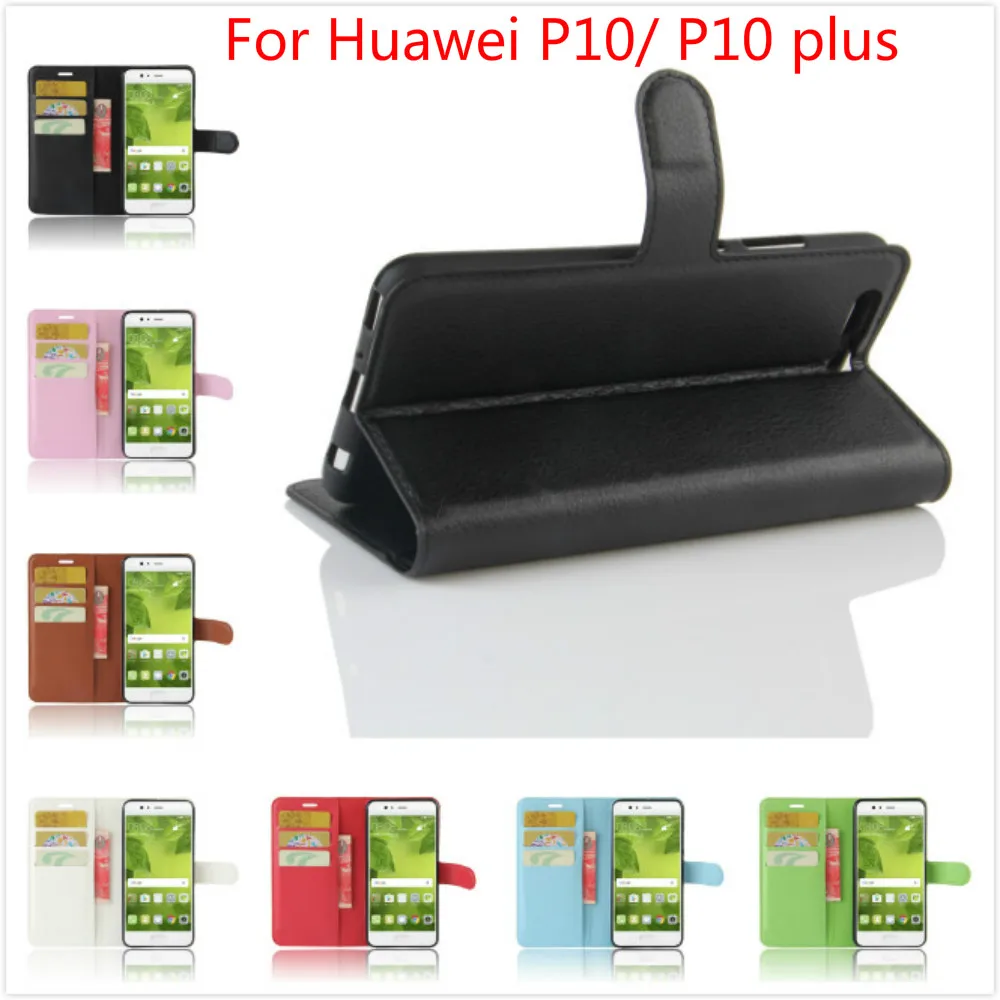 

For Huawei P10 Case PU Leather Wallet With Card Holder Stand case For Huawei P10 Plus Vintage Cover Coque Fundas For Huawei P10