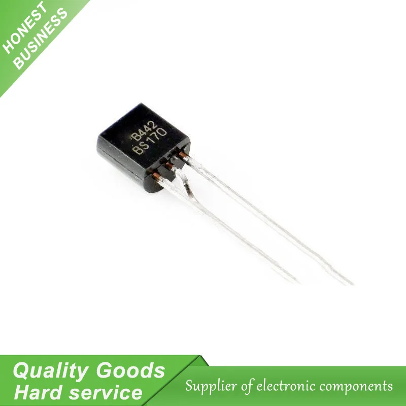 

20pcs BS170 MOSFET N-Channel 60V 50mA TO-92 0.5A / 600V FET New Original