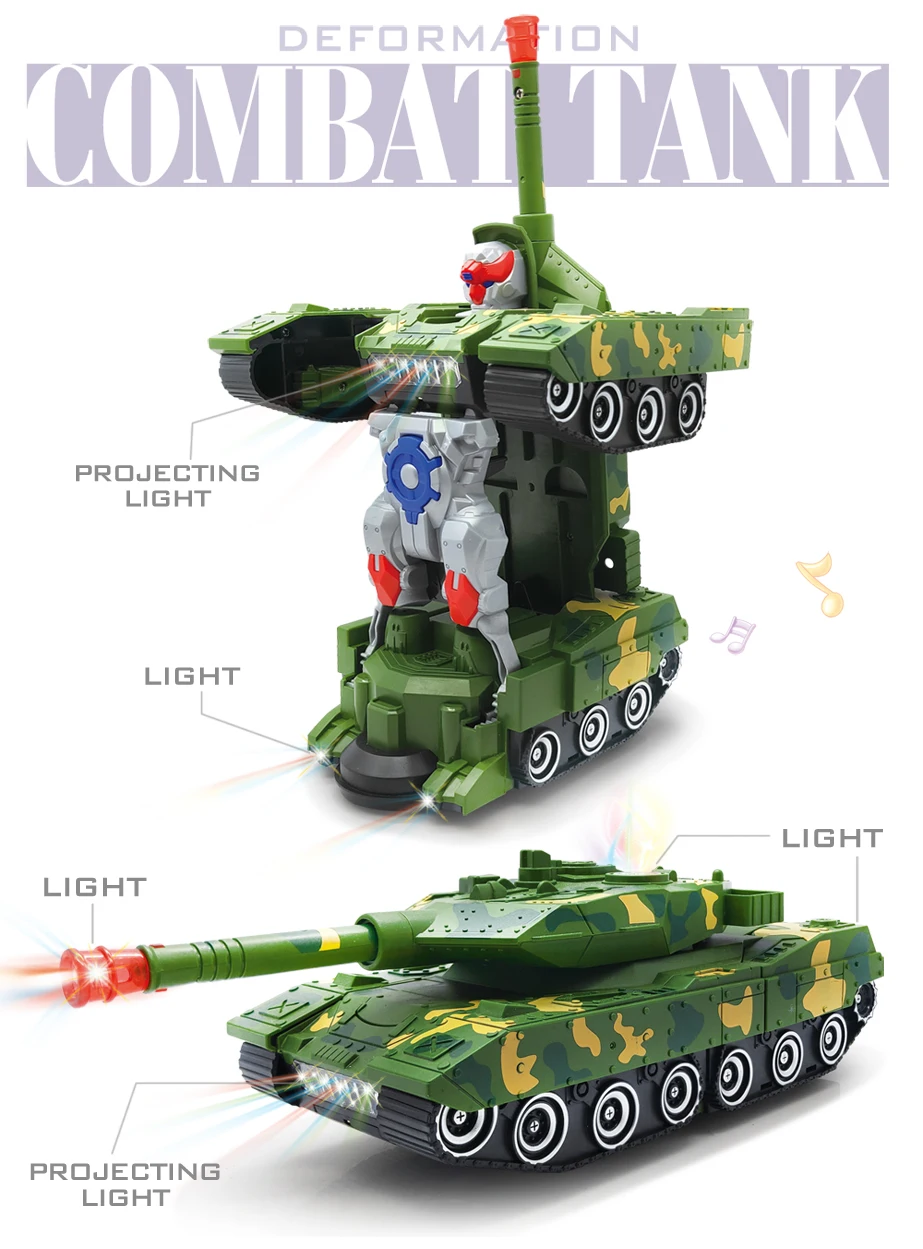 New Transformer  Big war Tank Robot Actions Figure Kids Gift Toy Free Shipping 