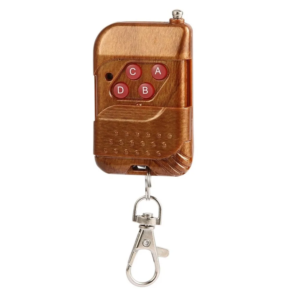 

433Mhz RF Wireless Electric Gate Garage Door Remote Control Key Fob Controller Auto Car Copy Code Duplicator with 4 Keys