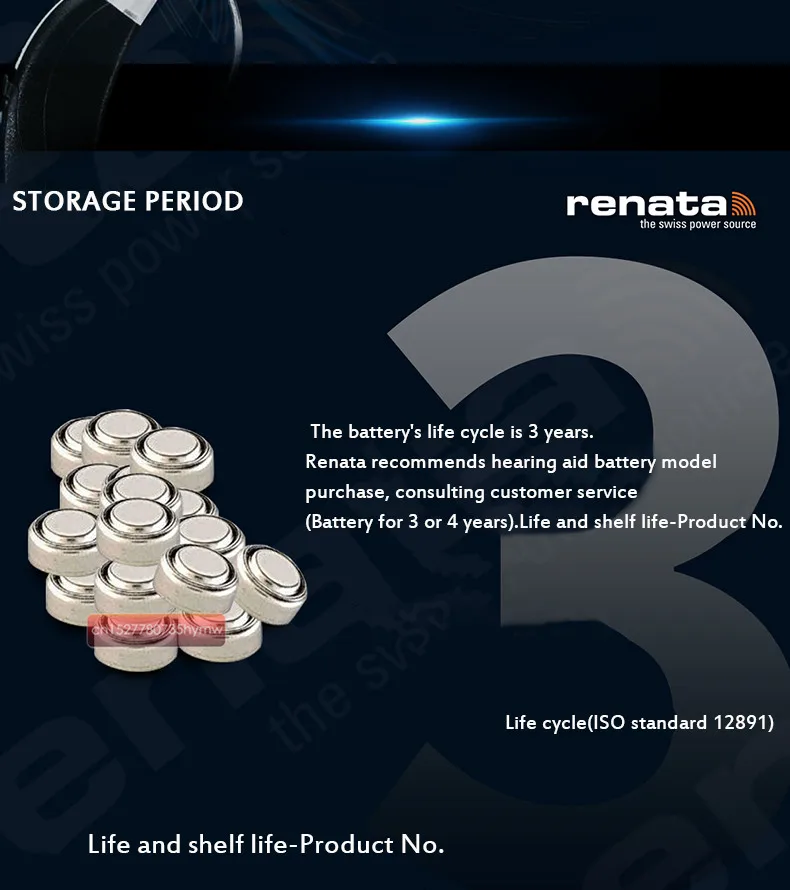 Renata 60 pcspack 1.45 V Renata 10