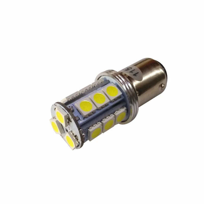 

2pcs 1156 BA15S Auto LED Light 10~30V 18SMD Replacement Bulb for Interior RV Camper Trailer Lighting Turn Signal Light Lamp