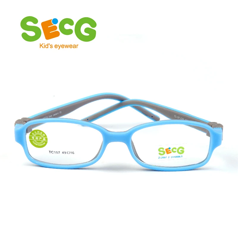 SECG TR90 Ультралегкая мягкая гибкая безопасная детская рамка Lunettes De Vue Enfan Рамка для