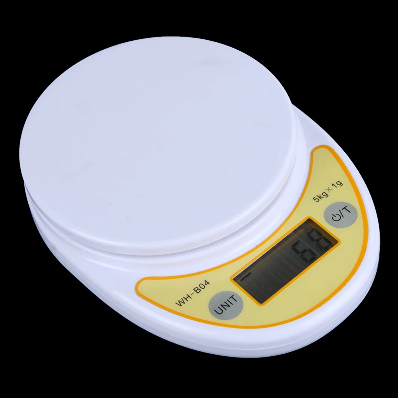 5 кг/1 г электронные кухонные весы переносной ЖК-дисплей цифровые весы продуктовый паек весы с чашей