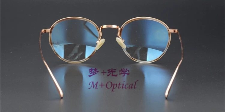 Limitted edition, винтажные очки, ультралегкие, чистый титан, оправа OV6201D, Ретро стиль, круглые очки,, Япония, сделано, качество