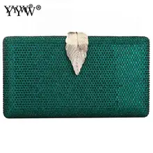 Красные стразы, прямоугольный вечерний клатч и сумка на плечо, женские сумки зеленого и серебристого цвета, женские сумки с ремешком на цепочке, черная сумка для свадебной вечеринки