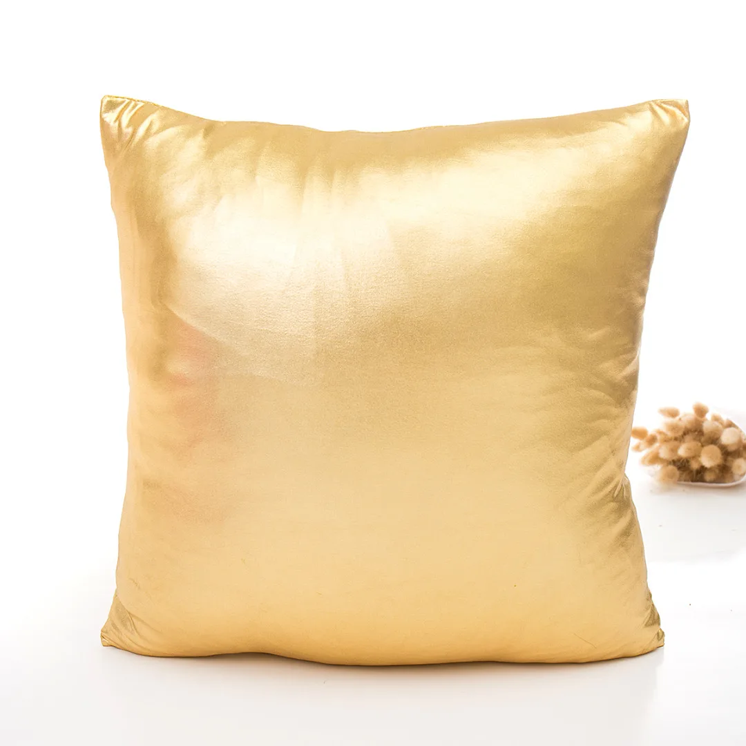 Shining Throw Pillow Case Square Pillow Cover Solid Pillowcase for Home sofa Christmas Party Decoration Cushion Cover 45x45cm