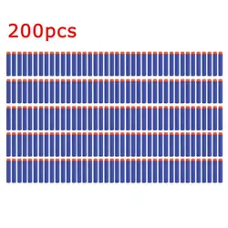 50/100/200 шт. пневматический пистолет пули Дартс легкий мягкий пистолет Ева пулевые дротики для Нерфа Н-Страйк серии Бластеры Kid для игрушечный