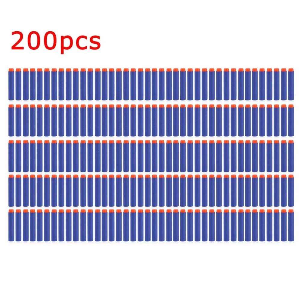 

50/100/200 Pcs Air Gun Bullets Darts Lightweight Soft Gun EVA Bullet Darts For NERF N-Strike Series Blasters Kid For Toy Gun