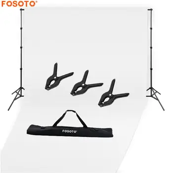 

fosoto 8.5ft*10ft 2.6*3m Photo Background Frame Cloth Stand photography clip For Studio Video Studio Photographic Accessorie&Bag