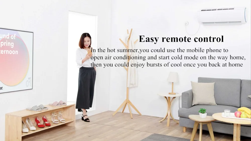 Xiaomi Mijia Smart кондиционер компаньон шлюз функция онлайн радио Mihome приложение управление