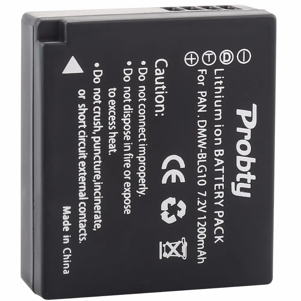 4 шт. Probty DMW BLG10 батарея для Panasonic DC ZS70 DMC GX80 GX85 ZS60 ZS100 GF6 GX7K LX100K|s60 battery|battery forbatteries batteries